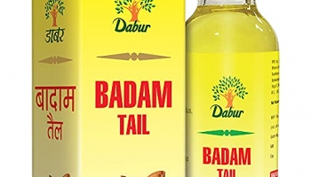 Dabur Badam Tail : Sweet Almond Oil | Rich In Vitamin -E For Healthy Skin , Hair And Body – 100Ml