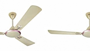 Usha Striker Galaxy 1200Mm 80-Watt Goodbye Dust Ceiling Fan With Anti Dust Feature (Corn Silk),Pack Of 2